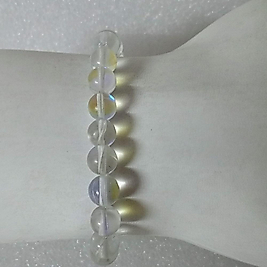 DOĞAL TAŞ HEMATİT & CAT'S EYE 8MM DÜZ CAM KESİM SERİ BİLEKLİK ( HER BİLEĞE UYGUN ÜRETİM )