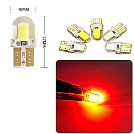 ( 5 X ADET ) 1 SET LED T10 DİPSİZ AMPUL 12V SILICON CANBUS SMD LED SİLİKA RED (DİPSİZ AMPUL SİLİKON LED KIRMIZI)
