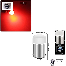 ( 2 X ADET ) R5W & R10W 21W LED KIRMIZI ÇİFT DUY (21W&R5W&R10W ÇİFT DUY LED RED)