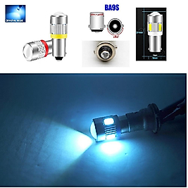 ( 2 X ADET ) 1 TAKIM T4 53 & H6 LED AMPUL GÖSTERGE GÜNDÜZ SÜRÜŞ PARK AMPULU LED KRİSTAL MAVİ (CRYSTAL BLUE)