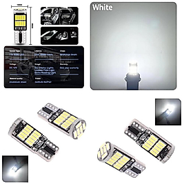 ( 4 X ADET)  1 SET T10 LED DİPSİZ AMPUL 12V 26 LED BEYAZ (WHITE)