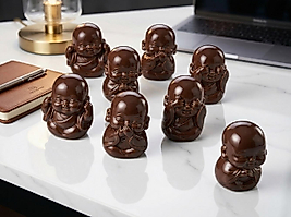 ( 8 X ADET ) 1 SET CONCEPT BUDDHA BABY SEHPA & TV ÜNİTESİ SÜSÜ CHOCOLATE BUDDHA