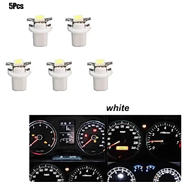 ( 5 X ADET ) 1 SET DUYLU DİPSİZ AMPUL T5 B8.5D MODEL LED 1.2W BEYAZ ( T5 B8.5D WHITE )