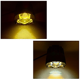ÇALIŞMA LAMBASI OFF ROAD LED AYDINLATMA (FAR) 10V & 80V BEYAZ & SARI 2 FONKSİYON 7CM ÇAP