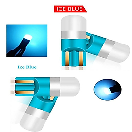 (4XADET) 1 SET T10 LED 12V THERMO CERAMIC BUZ MAVİ DİPSİZ AMPUL THERMO CERAMIC SERİ ICE BLUE