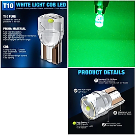 PROFESSIONAL T10 LED GREEN T10 LED DİPSİZ AMPUL PROFOSYONEL COPILOT SERİ YEŞİL