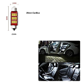 .QUALITY. (2 ADET) 1 SET CANBUS FESTOON I SERİ 39MM SOFİT LED AMPUL BEYAZ (WHITE)