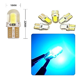 ( 5 X ADET ) 1 SET LED T10 DİPSİZ AMPUL 12V SILICON CANBUS SMD LED SİLİKA ICE BLUE (DİPSİZ AMPUL SİLİKON LED KRİSTAL MAVİ)