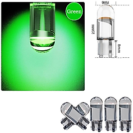 ( 5 X ADET ) 1 SET LED T10 DİPSİZ AMPUL 12V DIAMOND PINE GREEN (5W DİPSİZ AMPUL ELMAS CAM YEŞİL)