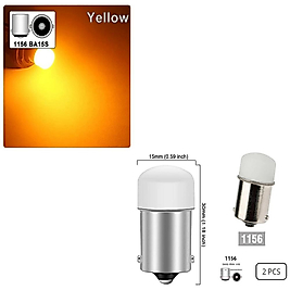 ( 2 X ADET ) R5W & R10W 21W LED SARI TEK DUY (21W&R5W&R10W TEK DUY LED YELLOW)