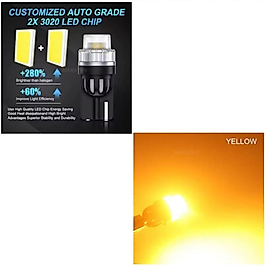 1 TAKIM BOTTOMLESS BULB 12V SPECIAL SERIES T10 AMBER (ÖZEL SERİ DİPSİZ AMPUL AMBER)