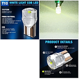 PROFESSIONAL T10 LED WHITE T10 LED DİPSİZ AMPUL PROFOSYONEL COPILOT SERİ BEYAZ