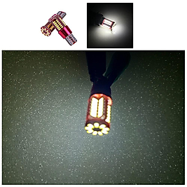 ( 2 X ADET ) 1 TAKIM LED T10 DİPSİZ AMPUL 24V 57 SMD FİBER LED WHITE ( 57 LED DİPSİZ AMPUL )