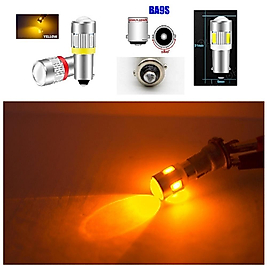 ( 2 X ADET ) 1 TAKIM T4 53 & H6 LED AMPUL GÖSTERGE GÜNDÜZ SÜRÜŞ PARK AMPULU LED SARI (YELLOW)