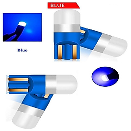 (4XADET) 1 SET T10 LED 12V THERMO CERAMIC MAVİ DİPSİZ AMPUL THERMO CERAMIC SERİ BLUE