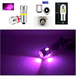 ( 2 X ADET ) 1 TAKIM T4 53 & H6 LED AMPUL GÖSTERGE GÜNDÜZ SÜRÜŞ PARK AMPULU LED PEMBE (PINK)