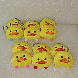 ( 12 ADET ) 1 SET YELLOW LITTLE BIRD GÜNLÜK KULLANIM ANAHTARLIK SETİ