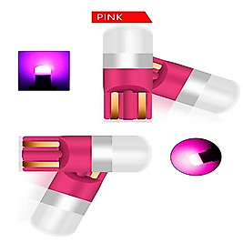 (4XADET) 1 SET T10 LED 12V THERMO CERAMIC PEMBE DİPSİZ AMPUL THERMO CERAMIC SERİ PINK