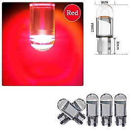 ( 5 X ADET ) 1 SET LED T10 DİPSİZ AMPUL 12V DIAMOND PINE RED (5W DİPSİZ AMPUL ELMAS CAM KIRMIZI)