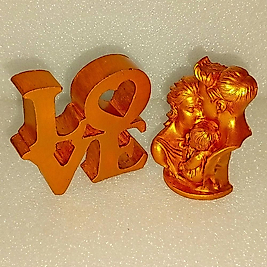 1 SET CONCEPT LOVE FAMILY SEHPA & TV ÜNİTESİ SÜSÜ GOLD COLOUR