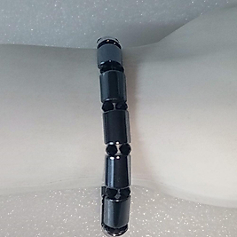 DOĞAL TAŞ HEMATİT TAŞI LUX SERİ BİLEKLİK MODEL 7004 HER BİLEĞE UYGUN