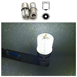 ( 2 X ADET ) 1 TAKIM 24V 93 21W LED SİNYAL AMPUL SİLİKON BEYAZ ( 24V 93 SİLİKON LED BEYAZ )