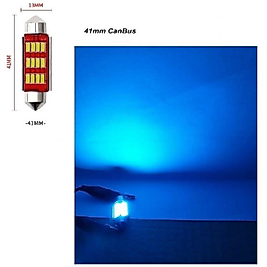 .QUALITY. (2 ADET) 1 SET CANBUS FESTOON I SERİ 41MM SOFİT LED AMPUL BUZ MAVİ (ICE BLUE)