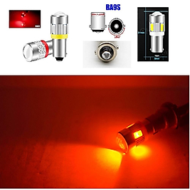 ( 2 X ADET ) 1 TAKIM T4 53 & H6 LED AMPUL GÖSTERGE GÜNDÜZ SÜRÜŞ PARK AMPULU LED KIRMIZI (RED)