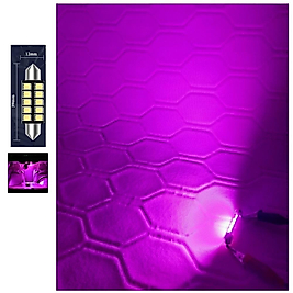 PURPLE FESTOON SOFİT 39MM LED AMPUL 10 LED MOR ( PURPLE )
