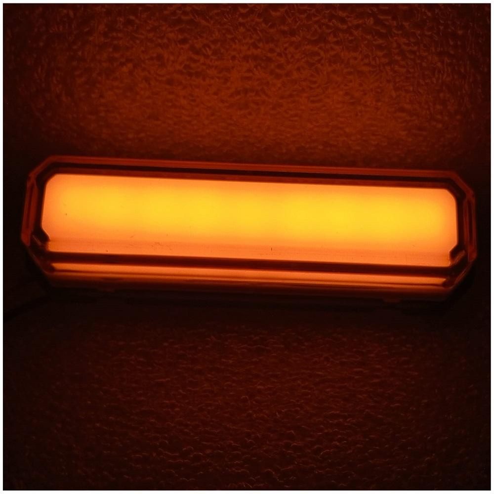 NEON İZ PARMAK LAMBA 12V & 24V AMBER 8 CM x 2 CM